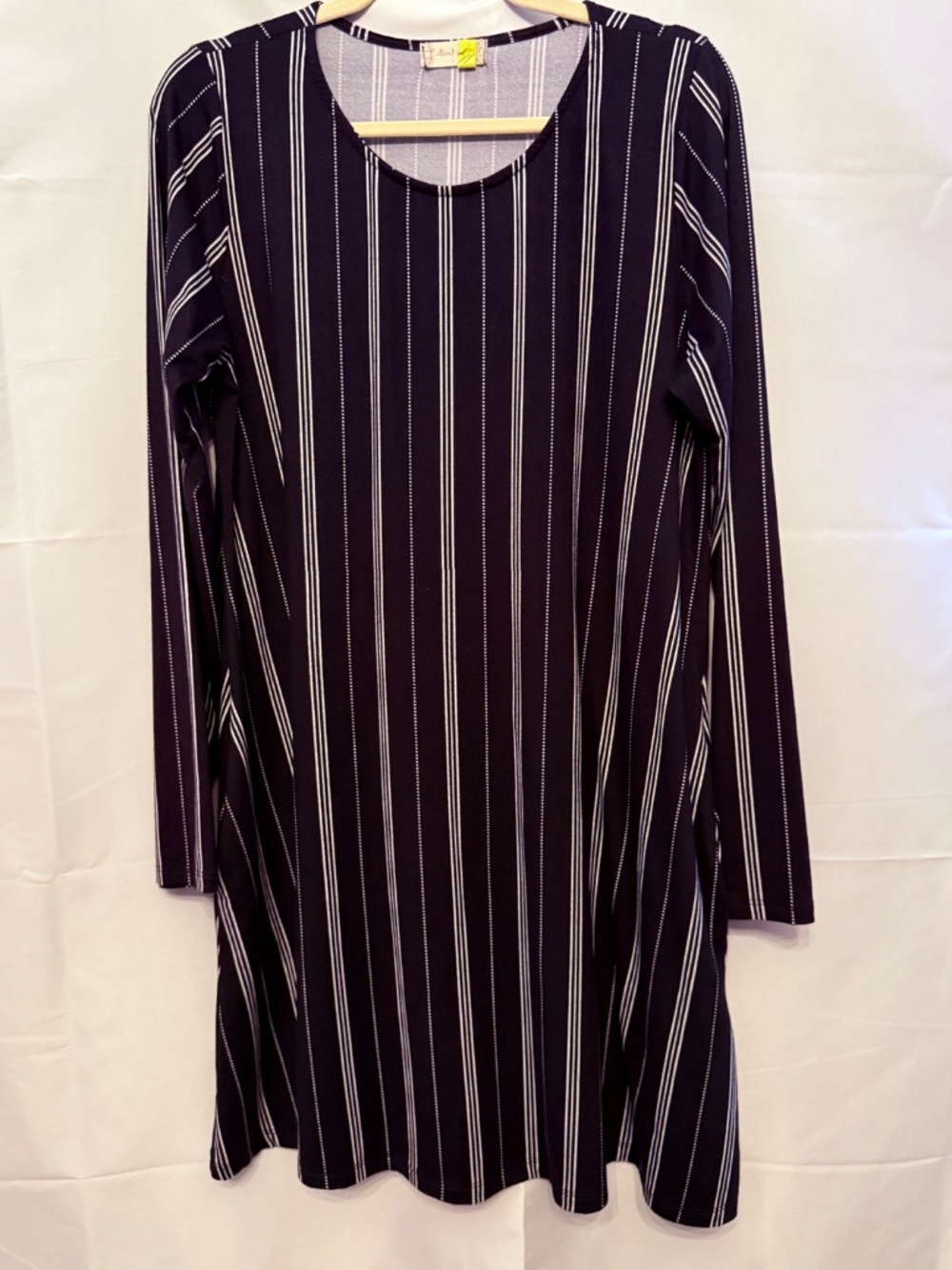 Altar'd State Navy & White A-Line Dress (L) - Picture 8 of 8
